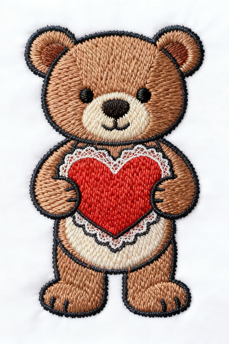 Teddy Big Heart Love T-Shirt