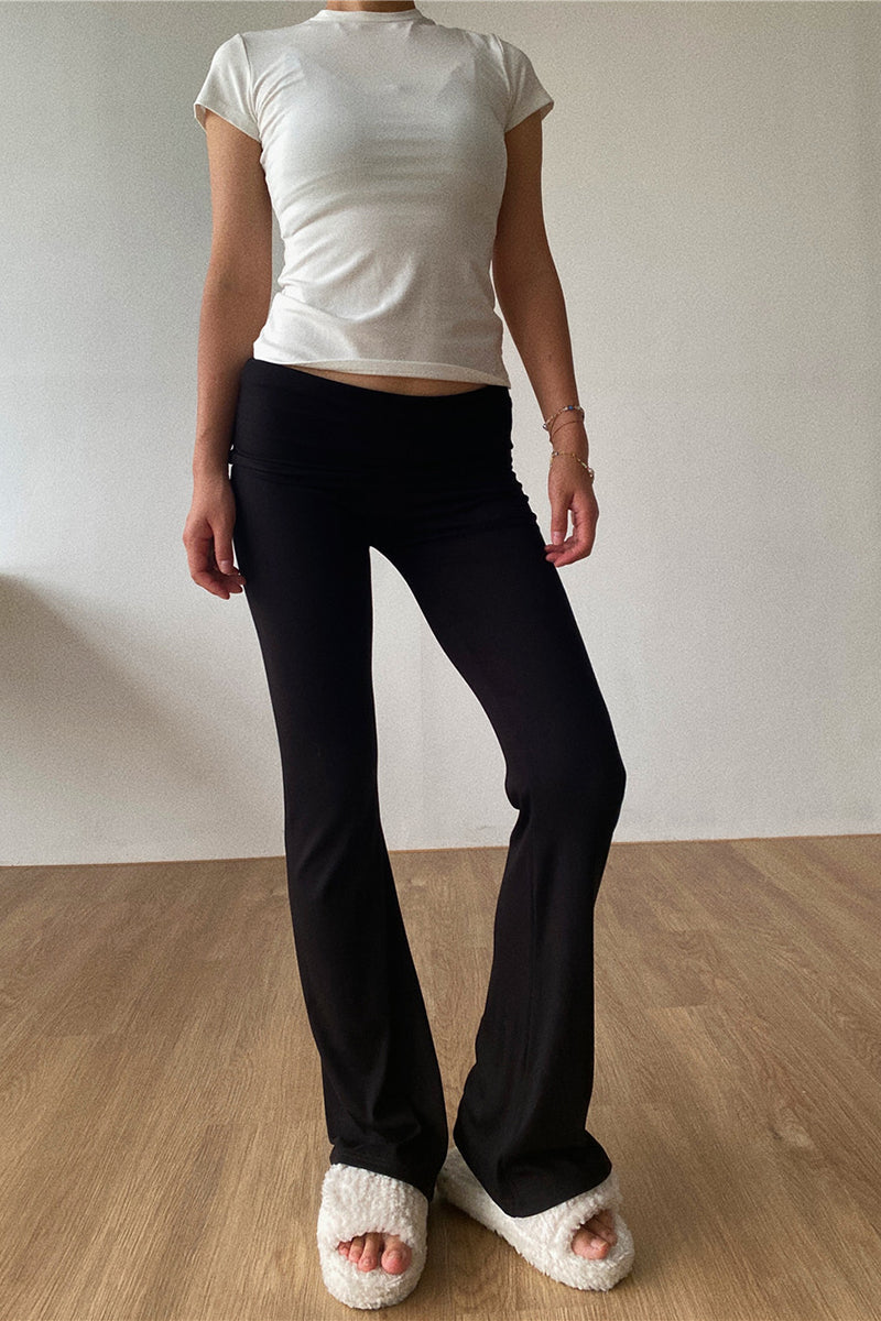 High Waist Flared Lounge Pants