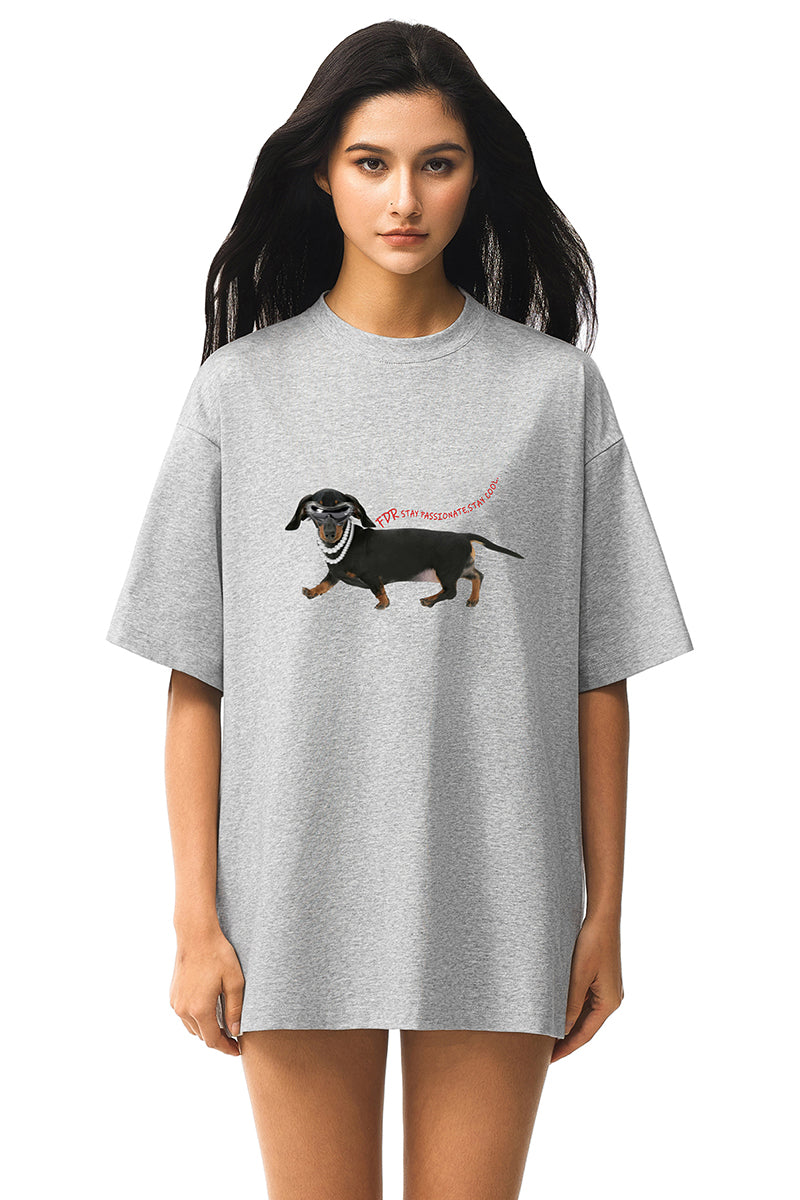 Graphic Print Oversized T-Shirt