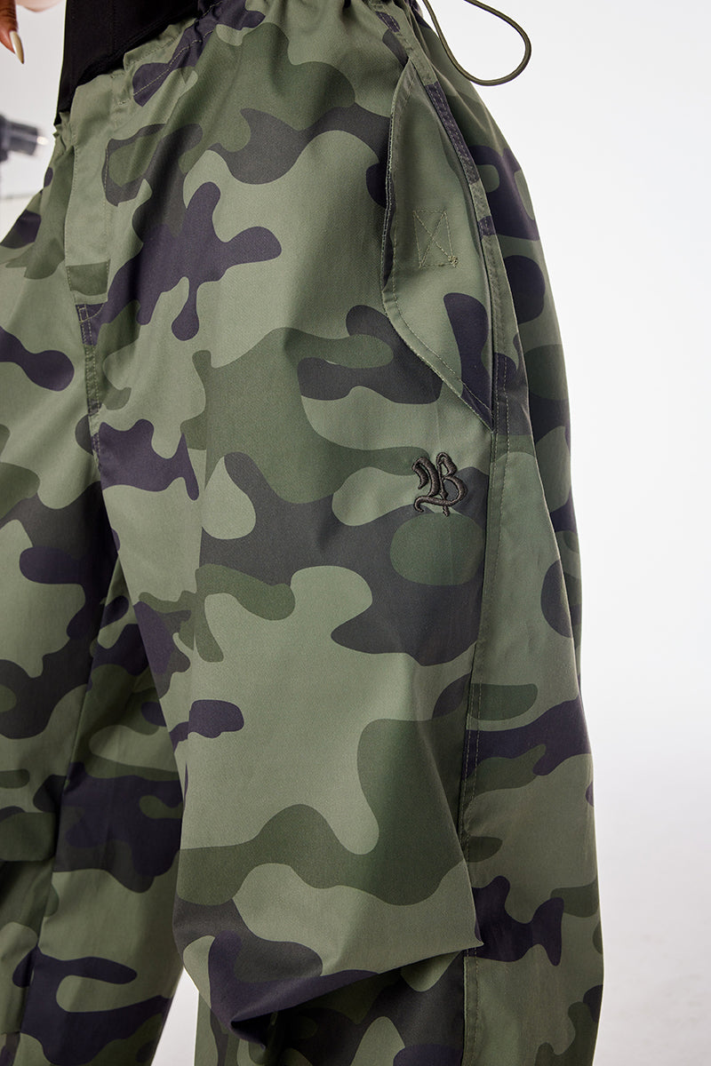 Baggy Camouflage Drawstring Pants