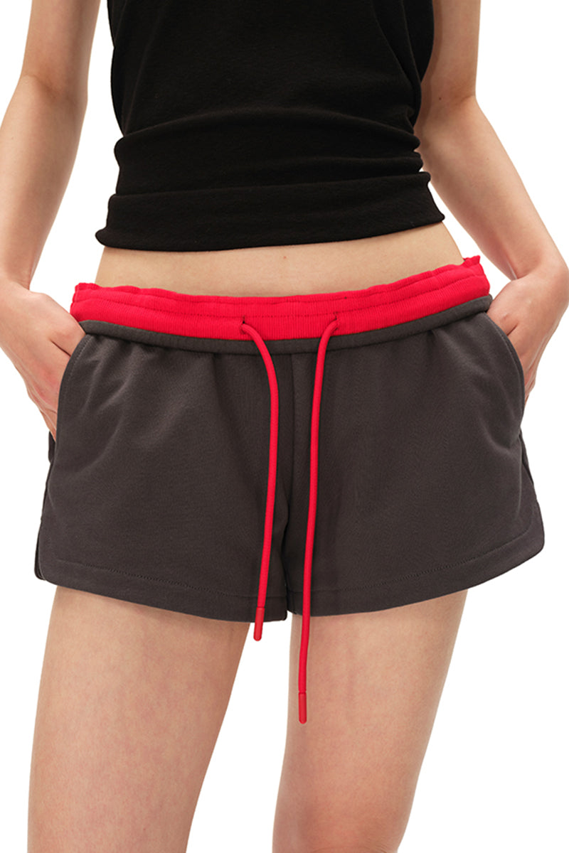 Sporty Drawstring Relaxed Fit Shorts