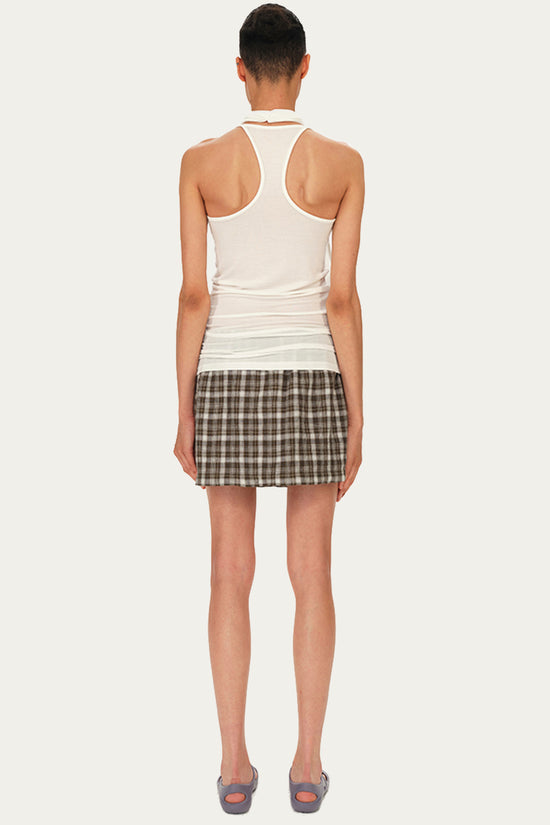 Draped Neck Sleeveless Top
