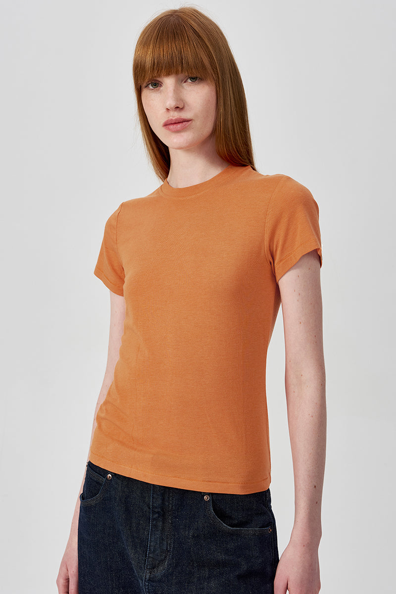 Crew Neck Short Sleeve Tee