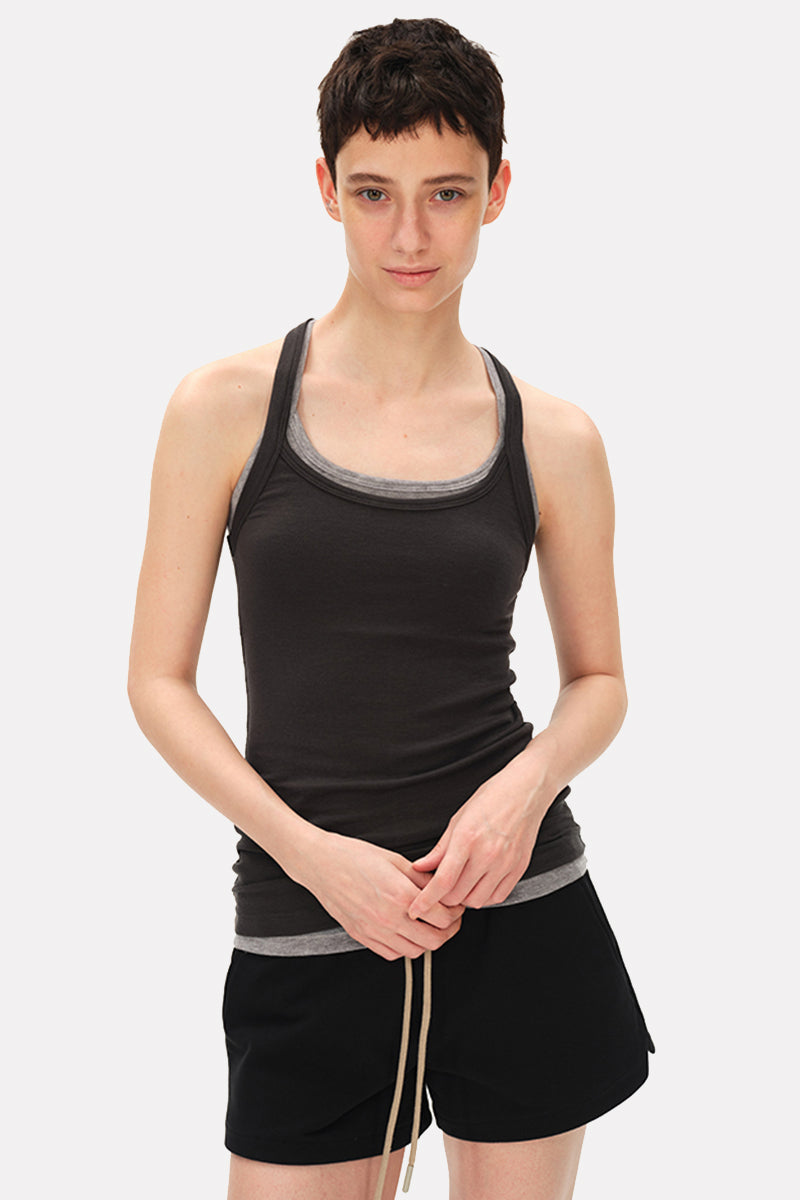 Racerback Double Layer Tank Top