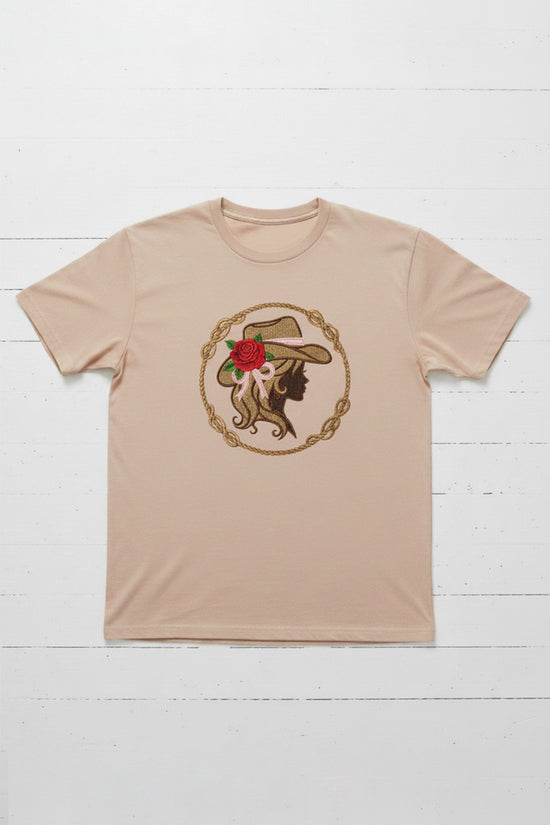Floral Rodeo Emblem T-Shirt