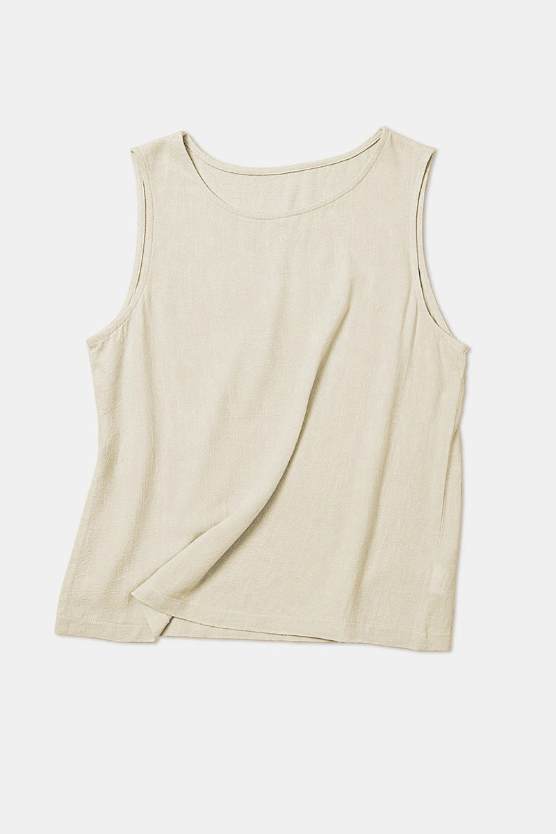 Solid Sleeveless Tank Top