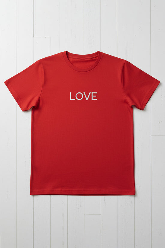 Love Text Graphic T-Shirt