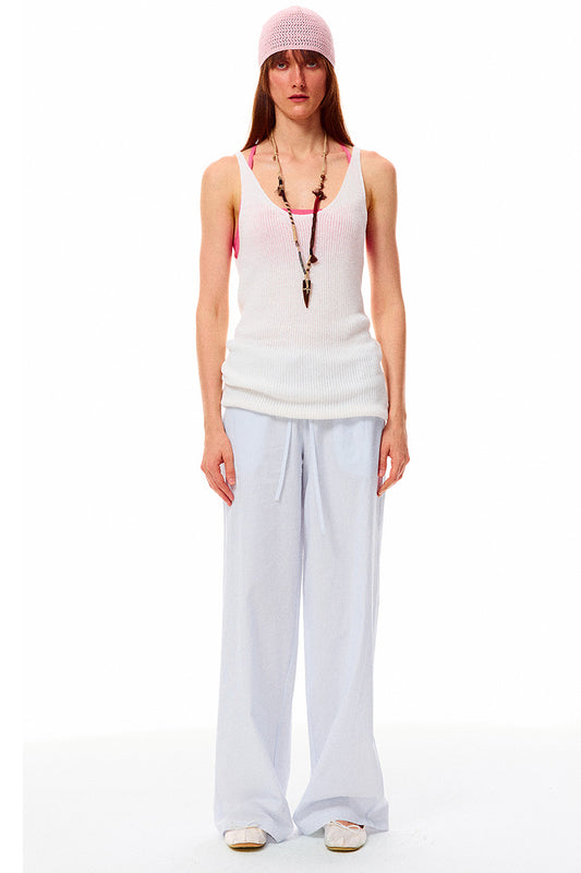 Drawstring Loose Fit Pajama Pants