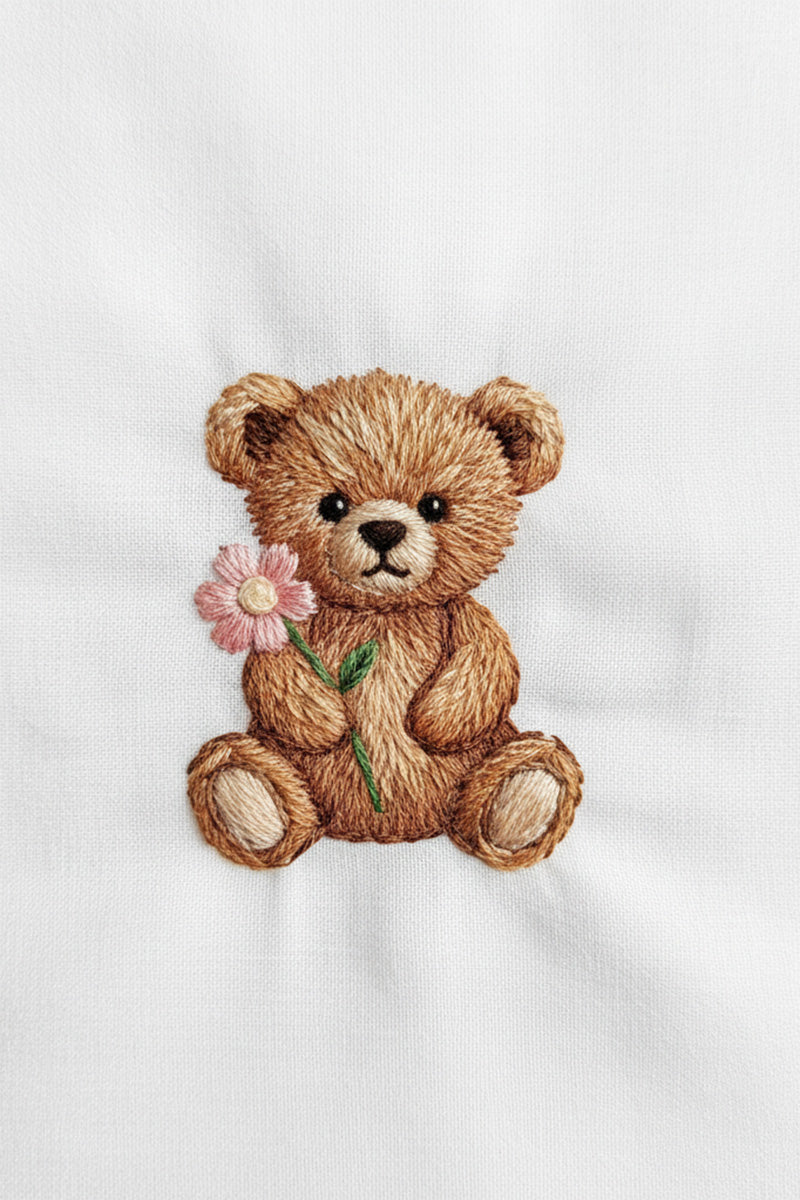 Teddy Blossom Accent T-Shirt