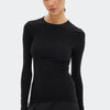Long Sleeve Stretch Fitted Tee