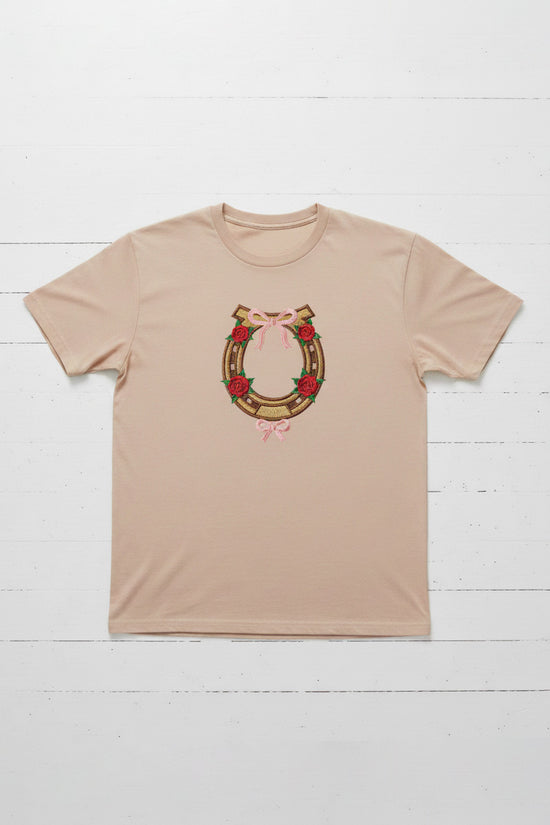 Floral Horseshoe Ribbon T-Shirt