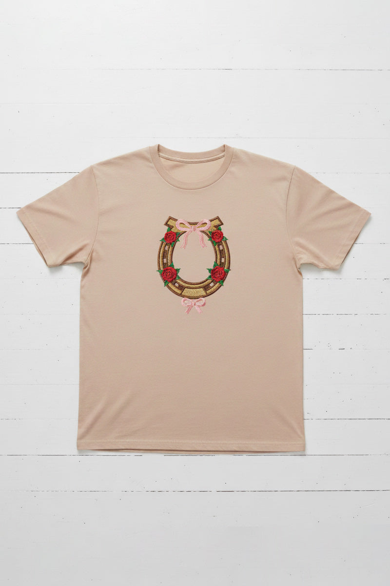 Floral Horseshoe Ribbon T-Shirt