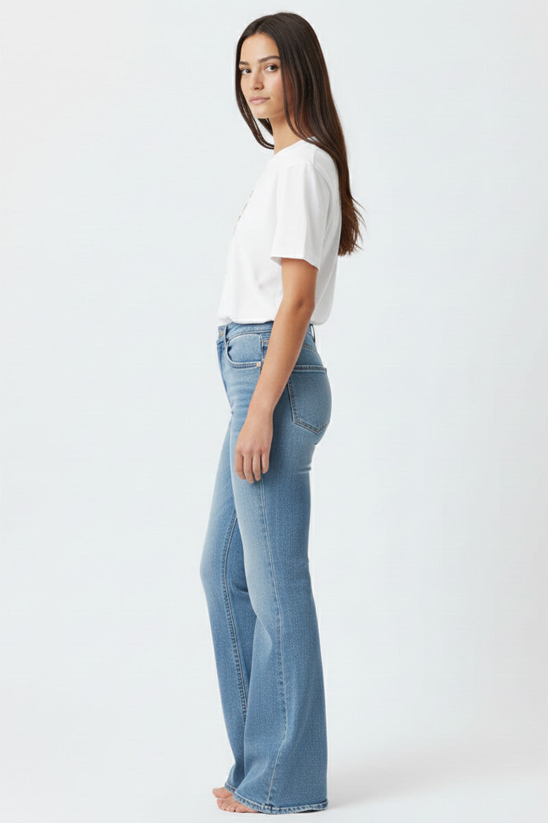 Golden Palm Embroidered T-Shirt