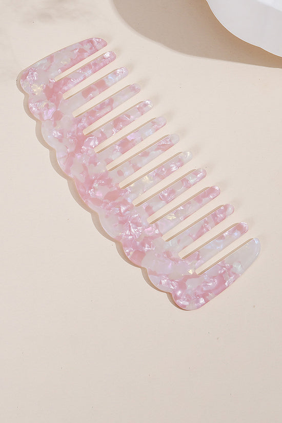 Chic Hair Comb with Iridescent Details