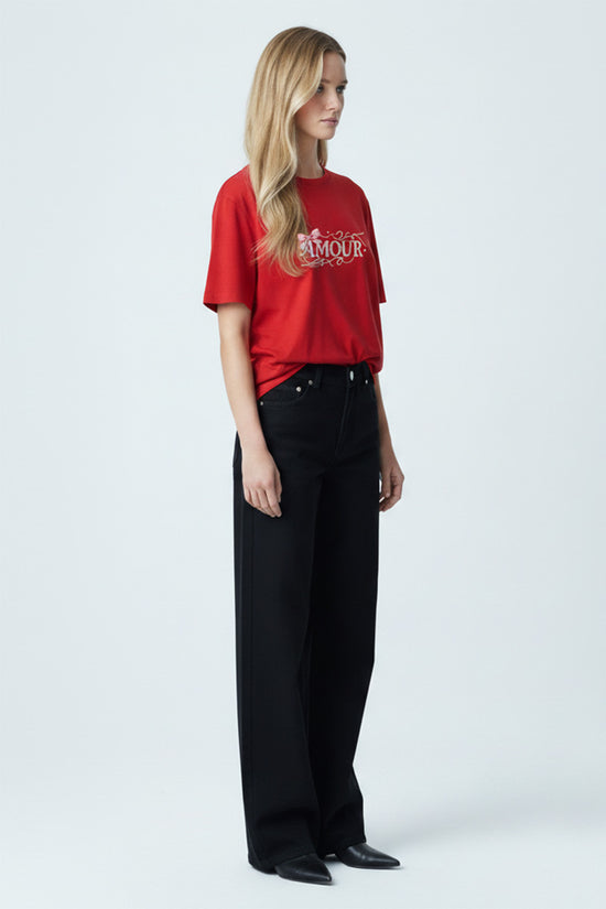 Amour Script Logo T-Shirt