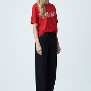 Amour Script Logo T-Shirt