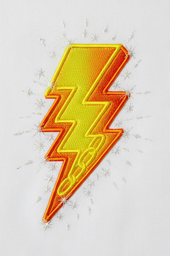 Lightning Embroidered Tee