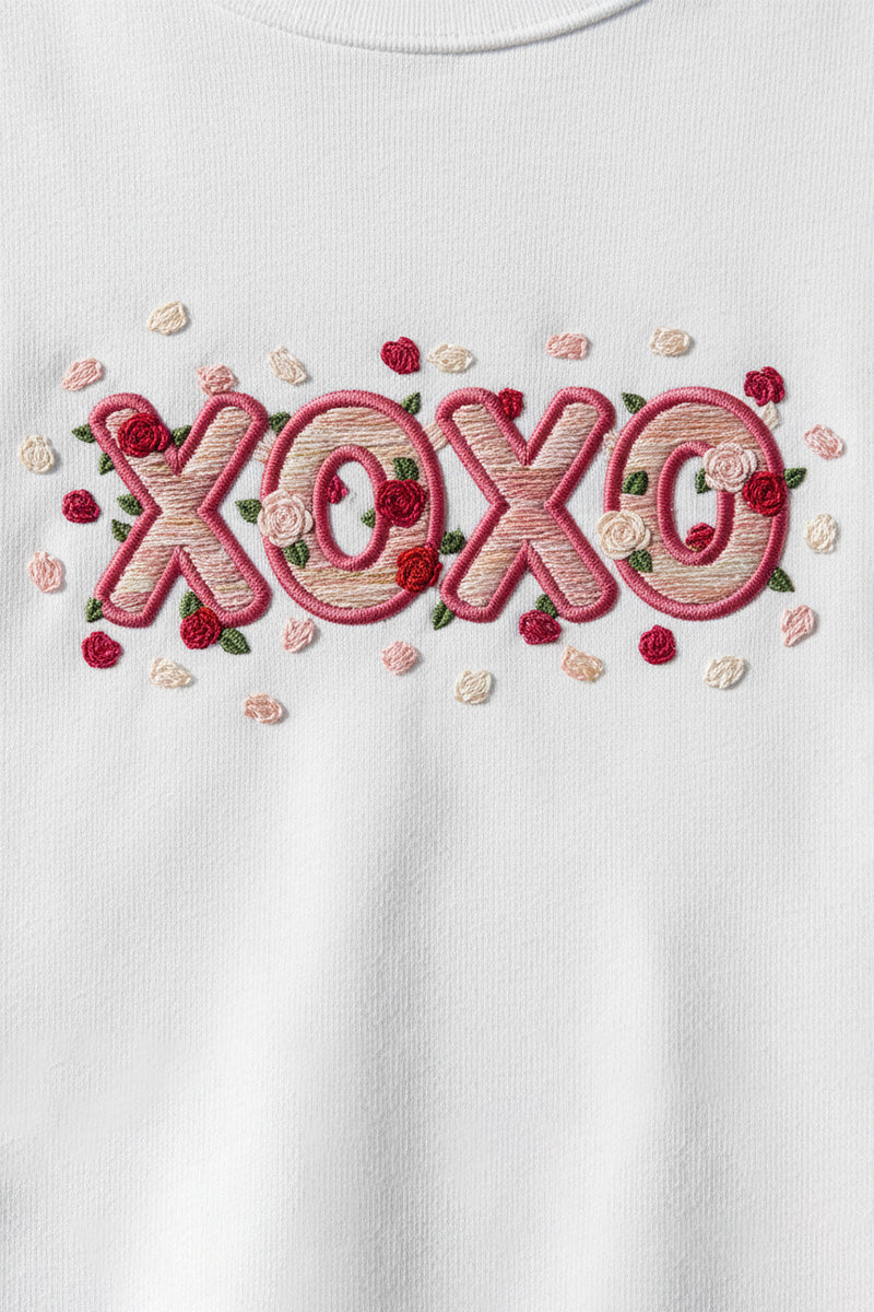 XOXO Motif Graphic T-Shirt
