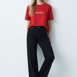 Heart Text Logo T-Shirt
