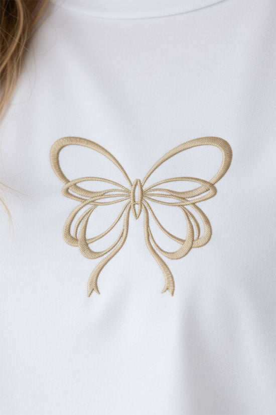 Mini Butterfly Embroidered T-Shirt