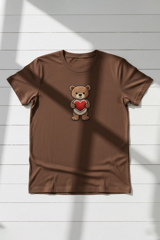 Teddy Big Heart Love T-Shirt