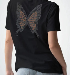 Butterfly Back Detail T-Shirt