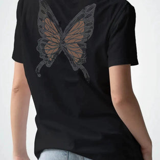 Butterfly Back Detail T-Shirt