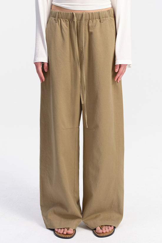 Relaxed Wide-Leg Trousers
