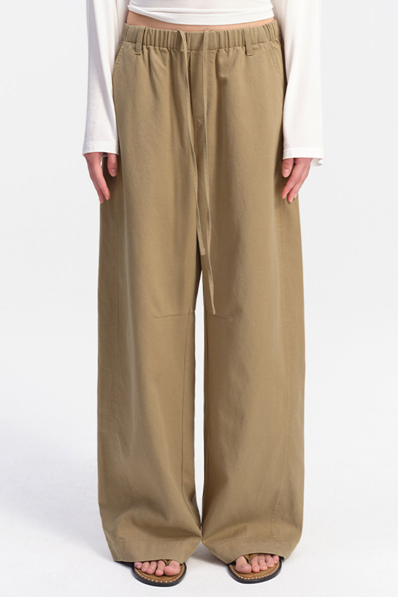 Relaxed Wide-Leg Trousers