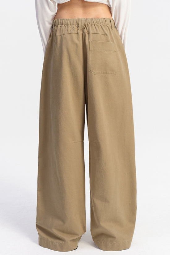 Relaxed Wide-Leg Trousers