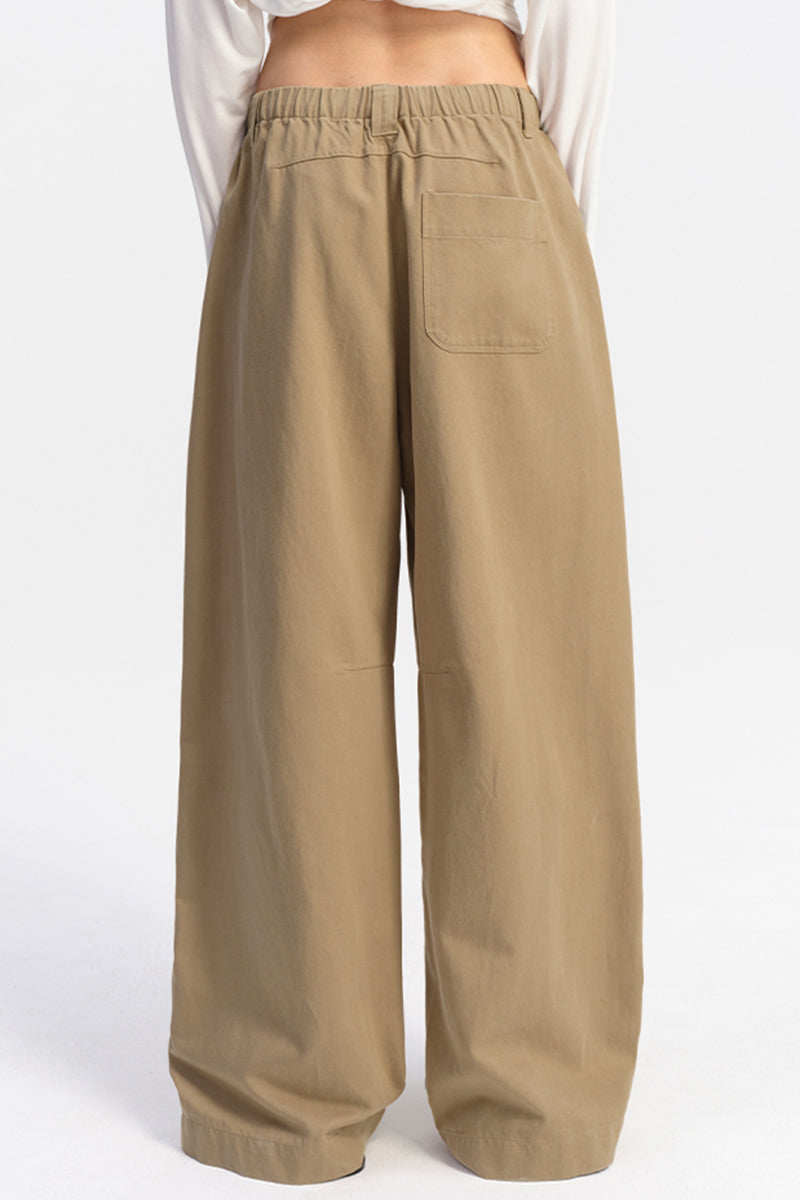 Relaxed Wide-Leg Trousers