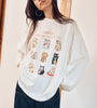 Oversized Lucky Cat Graphic Tee