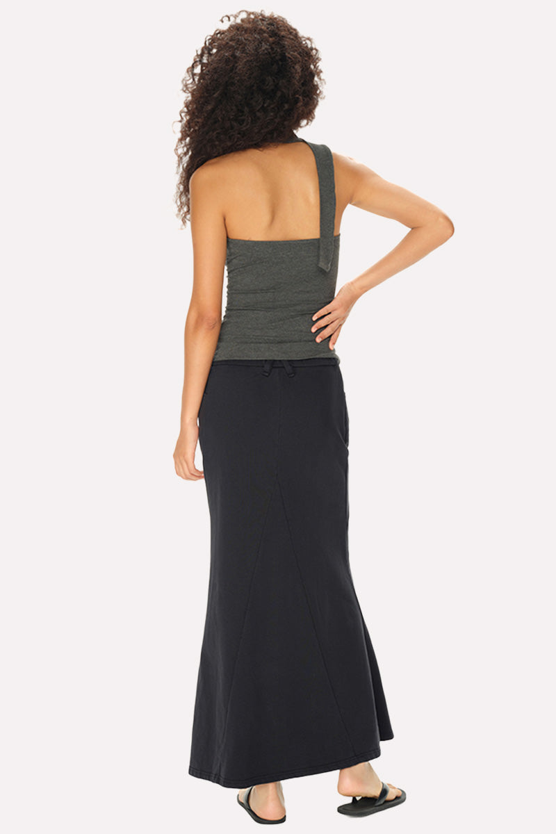 Asymmetric Neck Choker Tank