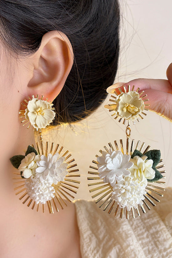 Floral Statement Earrings