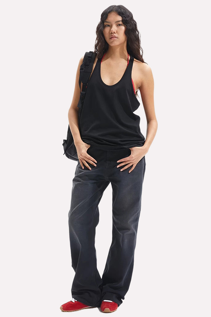 Relaxed Fit Racerback Tank