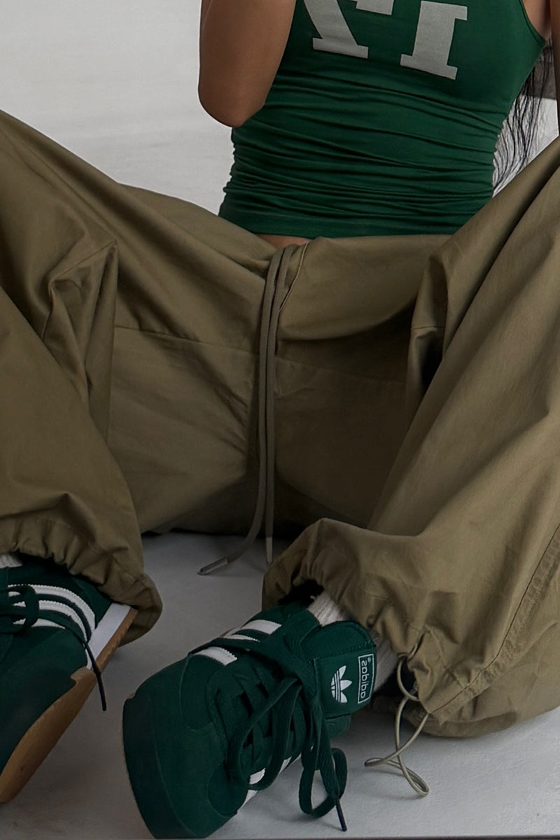 Baggy Cargo Pocket Trousers