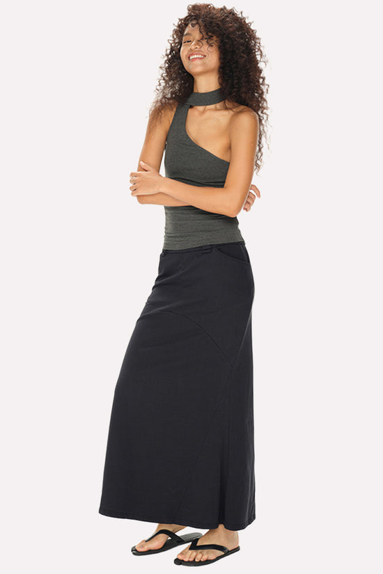 Asymmetric Neck Choker Tank