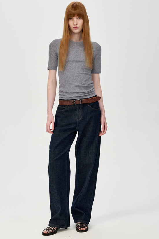 Slim Fit Elbow Sleeve Tee