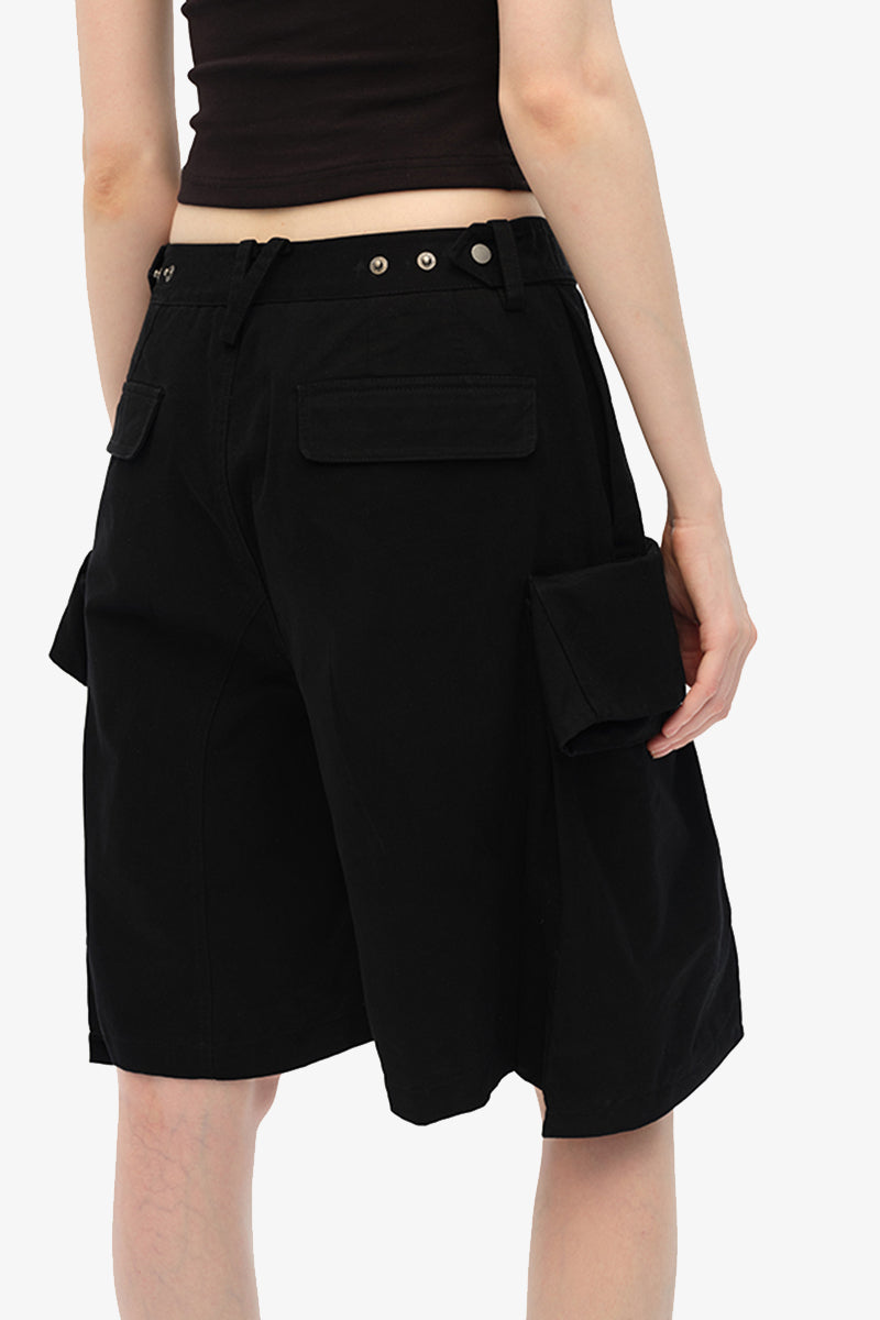 Camo Cargo Knee-Length Shorts