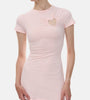 Heart Cutout Fitted Mini Dress