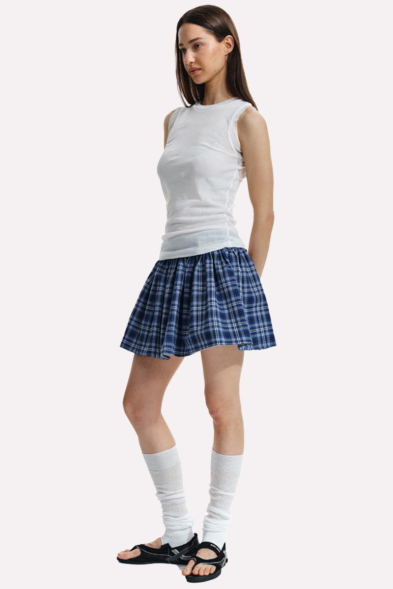 Fitted Sleeveless Crewneck Tee
