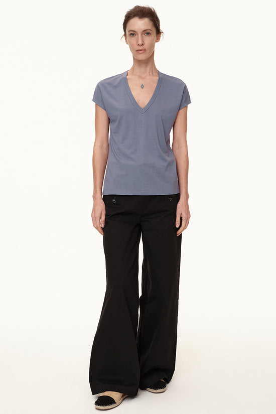 Relaxed Fit V-Neck Tee