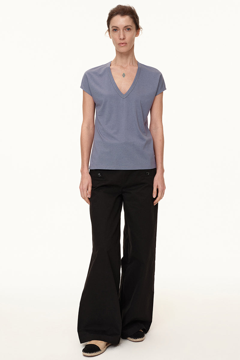 Relaxed Fit V-Neck Tee