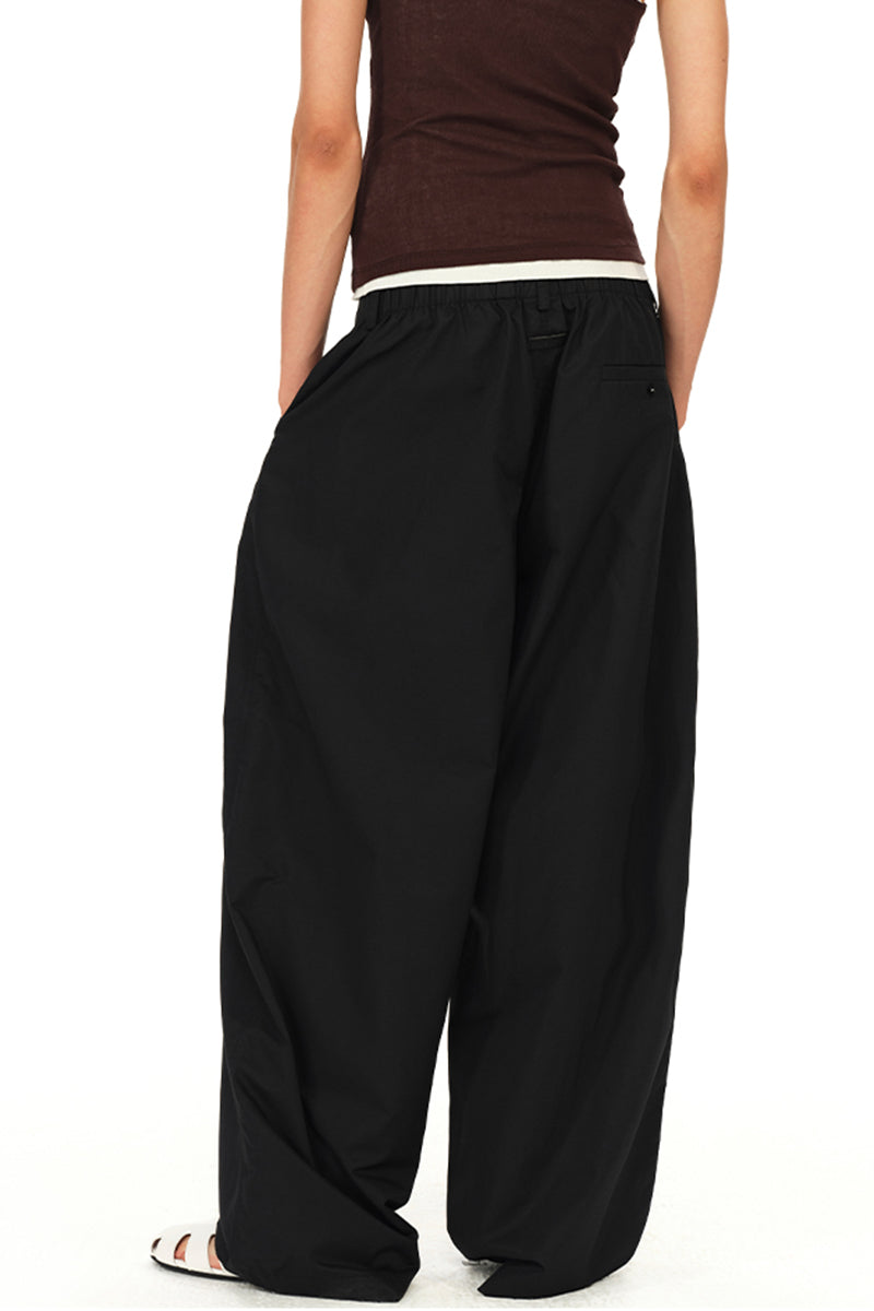 Wide Leg High Waist Casual Pants