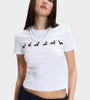 Dog Patterns Fitted T-Shirt