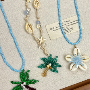 Beaded Charm Necklace