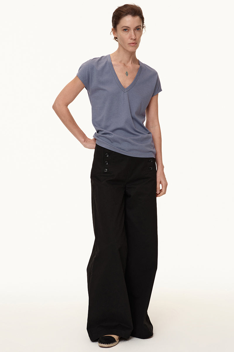 Relaxed Fit V-Neck Tee