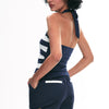 Sporty Layered Look Drawstring Shorts