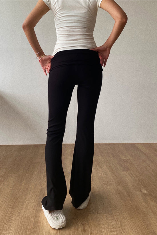 High Waist Flared Lounge Pants