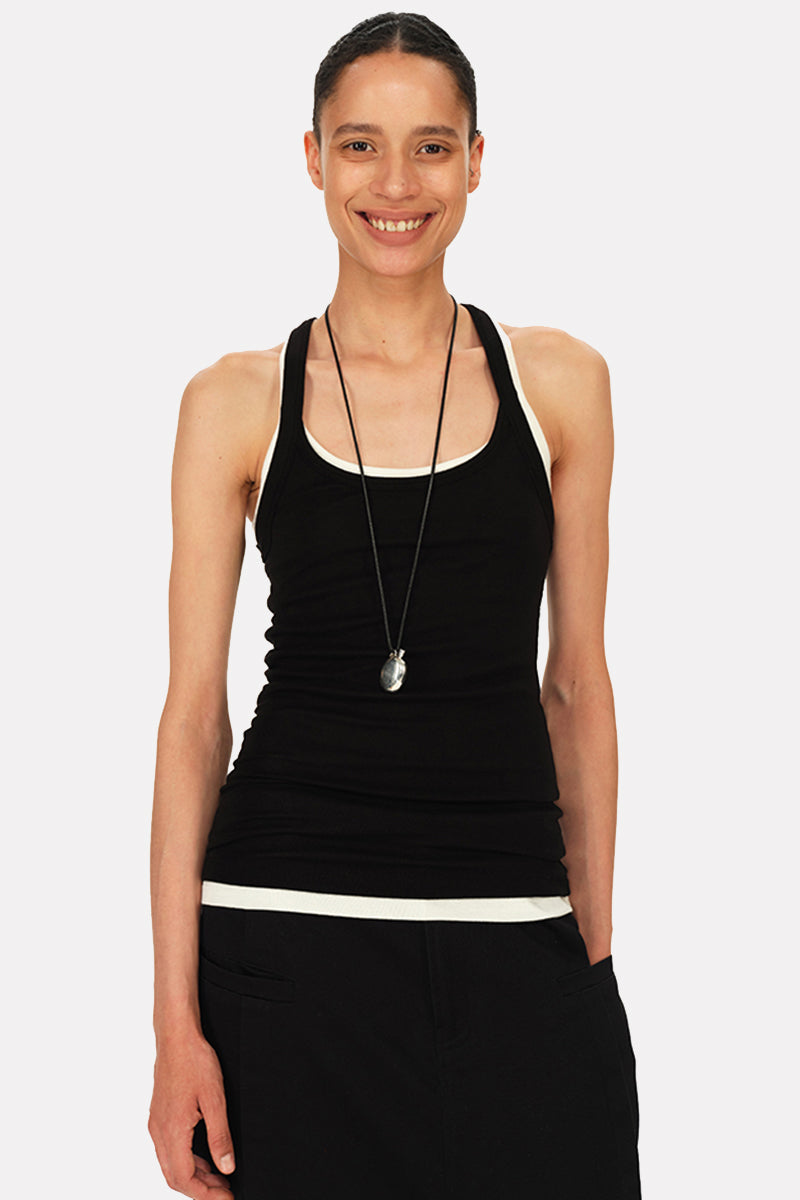 Racerback Double Layer Tank Top